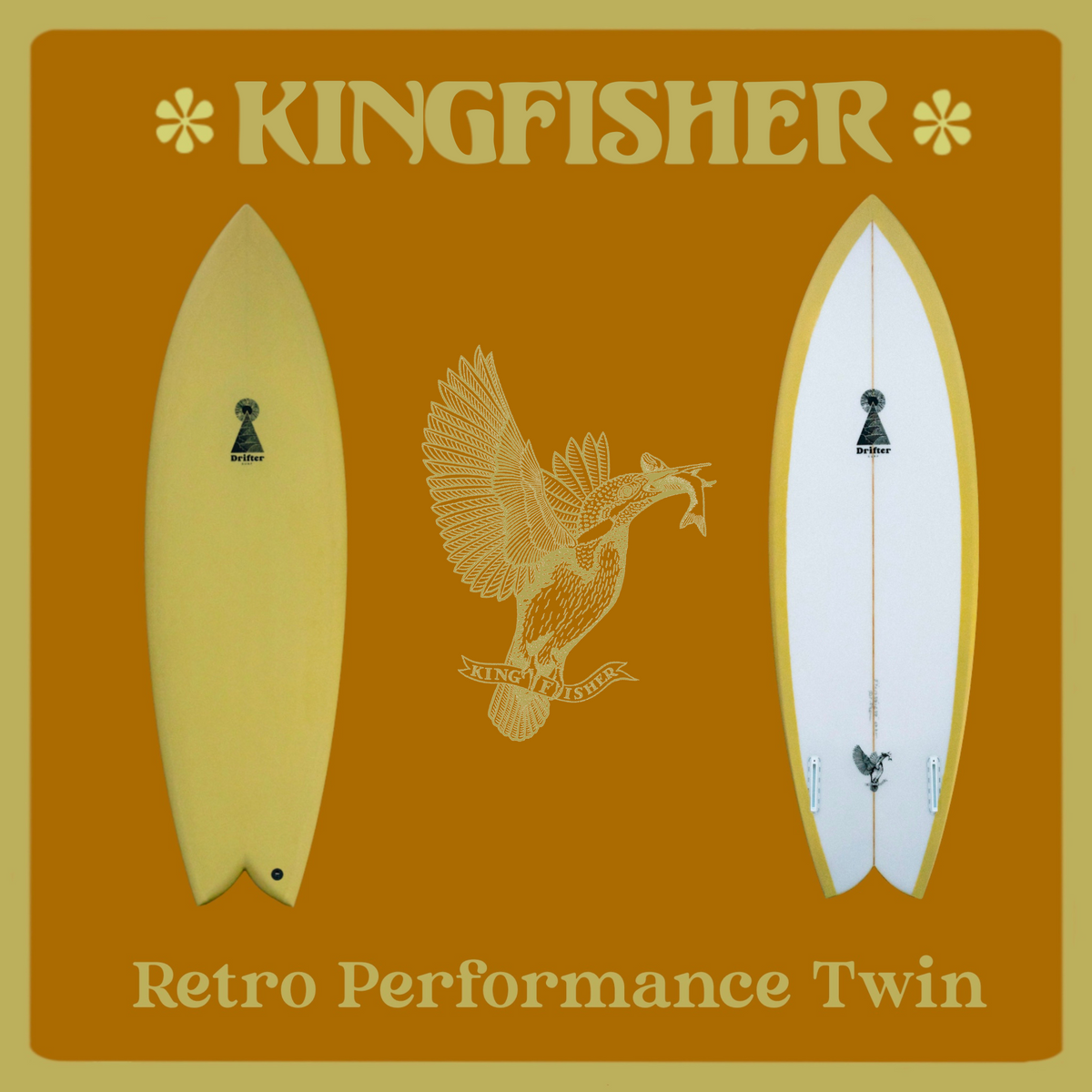 Kingfisher Surfboard | Luke Studer x Drifter Surf
